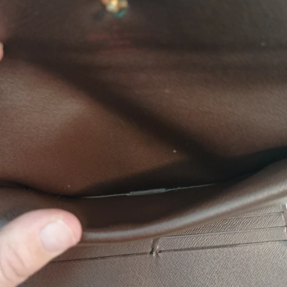 Louis Vuitton Damier Ebene Sarah Wallet